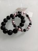 a354 setje armbanden, Ophalen, Nieuw, Zwart, Kunststof of Plastic