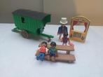Playmobil poppenkast speler met woonwagen, Ophalen of Verzenden, Gebruikt