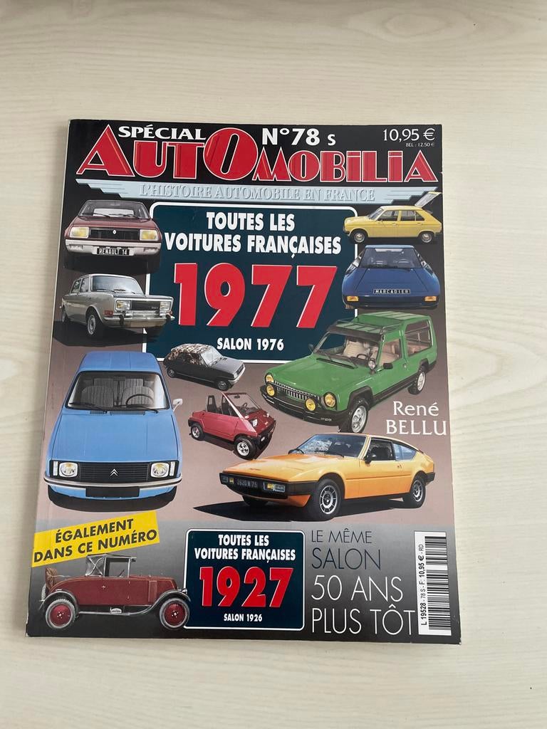 Automobilia Special 1977 & 1972 - Franse Auto's Salon Parijs, Ophalen of Verzenden, Gelezen, Algemeen