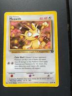 Pokémon kaart Meowth, Hobby en Vrije tijd, Verzamelkaartspellen | Pokémon, Gebruikt, Ophalen of Verzenden, Losse kaart