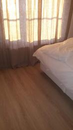 2x linnen gordijnen, Huis en Inrichting, Stoffering | Gordijnen en Lamellen, Ophalen, 100 tot 150 cm, Crème, 200 cm of meer