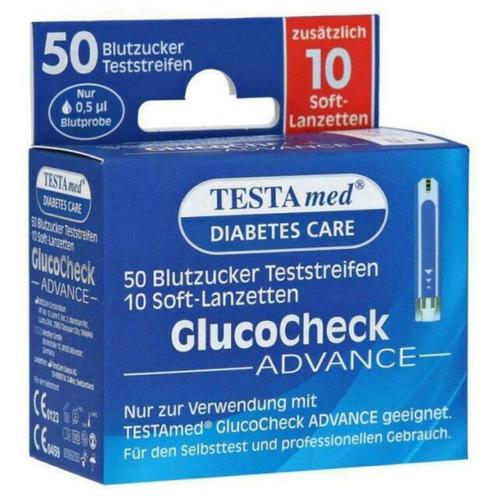 TESTA MED CLUCOCHECK ADVANCE 50 VAN 24.95 VOOR 11.95 EURO, Diversen, Verpleegmiddelen, Nieuw, Ophalen of Verzenden