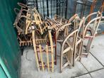 Vintage Houten Sleeën -  Slee hout sleetje, Ophalen