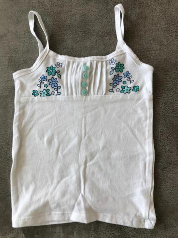 leuke zgan singlet met leuk motiefje en knoopjes 98/104 beschikbaar voor biedingen