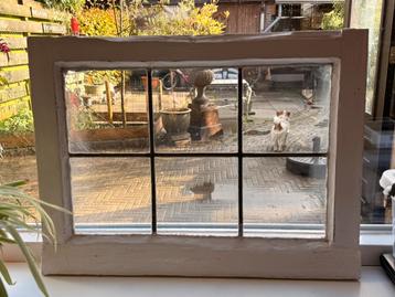 Glas in lood raam helder glas. beschikbaar voor biedingen