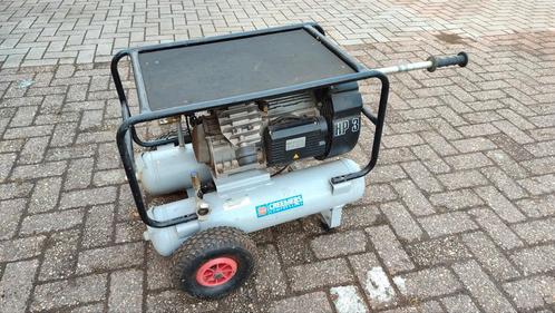 Luchtcompressor 2 cilinder - Creemers HP3, Doe-het-zelf en Verbouw, Compressors, Gebruikt, 6 tot 10 bar, Minder dan 25 liter, 200 tot 400 liter/min