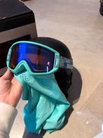 Super mooie ski helm+mintgroene ski bril en magnetisch bufje, Sport en Fitness, Snowboarden, Ophalen of Verzenden, Zo goed als nieuw
