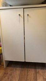 Wastafel onderkast, wit met uitsparing voor afvoer, Ophalen, Gebruikt, 50 tot 100 cm, Minder dan 100 cm