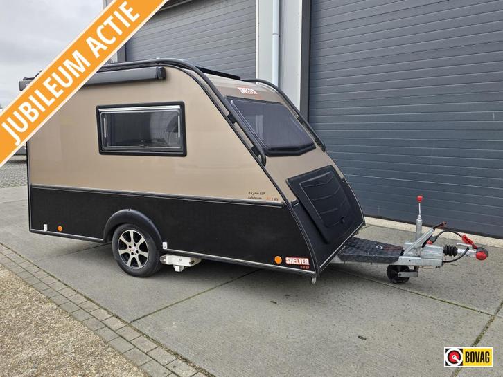 Kip Shelter Plus incl Bovag beurt/garantie, Caravans en Kamperen, Caravans, Bedrijf, tot en met 2, 500 - 750 kg, Standaardzit