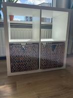 Kallax kast wit, Ophalen, 50 tot 100 cm, Zo goed als nieuw, Met lade(s)