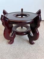 Houten tafeltje onderzetter krukje Chinese Chinees, Ophalen of Verzenden