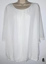 Ladies +Size tuniek mat 46/48, Ophalen of Verzenden, Zo goed als nieuw, Wit, Blouse of Tuniek