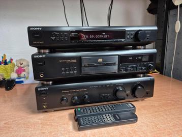 SONY STEREOSET AMPLIFIER, CD SPELER, TUNER incl afstandsbed. beschikbaar voor biedingen