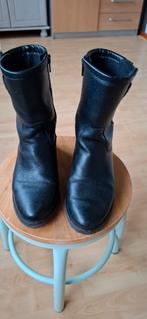 Laarzen leer, Ophalen of Verzenden, Zo goed als nieuw, Zwart, Hoge laarzen