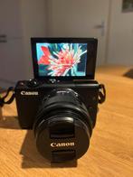 Canon EOS M100 helemaal compleet (geschikt voor vloggen), Audio, Tv en Foto, Fotocamera's Digitaal, Gebruikt, Canon, Compact, Ophalen of Verzenden