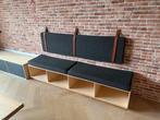 Eetkamer bank + kast te koop!, Ophalen, Gebruikt, Minder dan 75 cm, Rechte bank