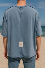Dandalo longsleeve indigo t-shirt | Maat M | Oversized fit, Dandalo, Ophalen of Verzenden, Zo goed als nieuw, Maat 48/50 (M)