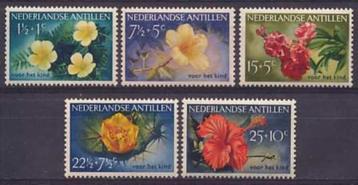 Nederlandse Antillen 248/52 postfris Bloemen 1955 beschikbaar voor biedingen