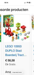 Lego Duplo 10950 boerderij tractor stad compleet, Ophalen of Verzenden, Zo goed als nieuw, Duplo
