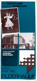 Golden Earring: Programmablad Filderhalle Duitsland, Ophalen of Verzenden