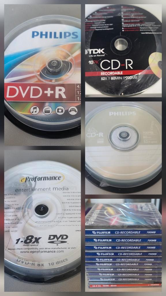 NIEUW DVD-R, DVD+R, CD-R, Computers en Software, Beschrijfbare discs, Nieuw, Dvd, Ophalen of Verzenden