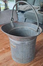 Zinken maatemmer met hengsel, Gebruikt, Minder dan 30 cm, Rond, Ophalen of Verzenden