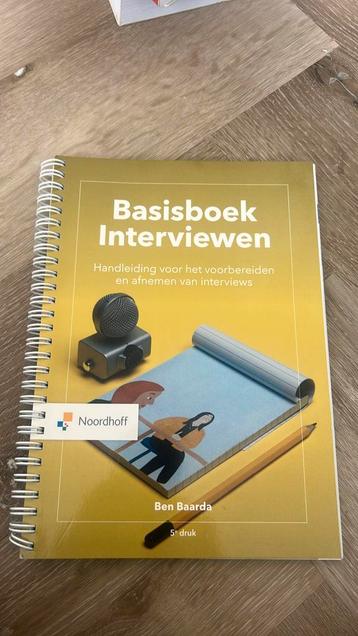 M. van der Hulst - Basisboek Interviewen beschikbaar voor biedingen