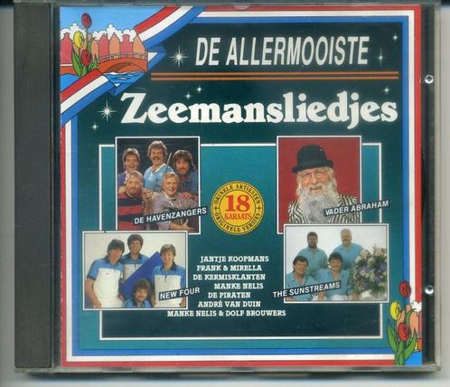 De Allermooiste Zeemansliedjes 18 nrs CD 1989 ZGAN, Cd's en Dvd's, Cd's | Nederlandstalig, Zo goed als nieuw, Levenslied of Smartlap