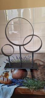 industrieel ornament ijzeren ringen, Antiek en Kunst, Ophalen