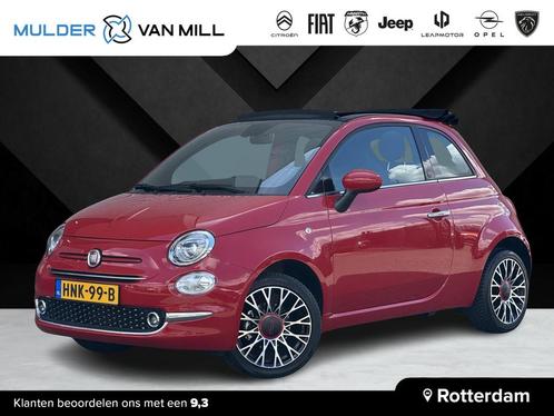 Fiat 500C Cabio RED 1.0 Hybrid 70pk | NAVI | CLIMA | DAB+ |, Auto's, Fiat, Bedrijf, Te koop, 500C, ABS, Airbags, Airconditioning