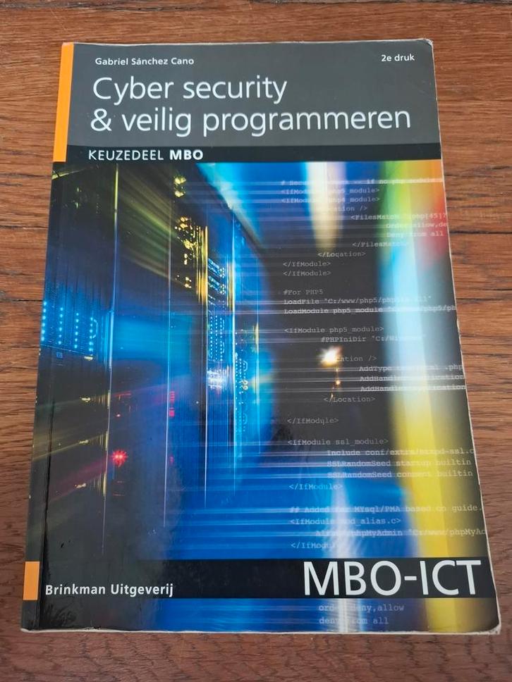 Gabriel Sánchez Cano - Cyber security & veilig programmeren, Boeken, Schoolboeken, Zo goed als nieuw, Nederlands, Overige niveaus