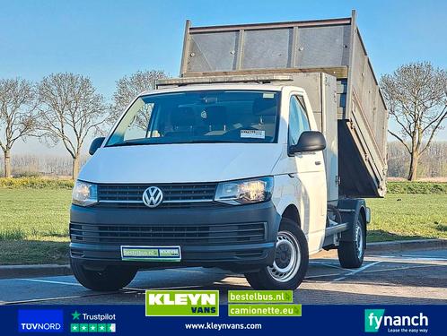 VOLKSWAGEN TRANSPORTER 2.0 TDI l2 kipper airco eur6, Auto's, Bestelauto's, Bedrijf, Te koop, ABS, Airconditioning, Cruise Control