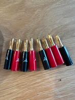 Argon Audio Basic Banana - 4 paar, Audio, Tv en Foto, Ophalen of Verzenden, Nieuw, Minder dan 2 meter, Luidsprekerkabel