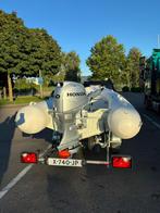 ZAR mini Rib 14’21 Honda 40 pK’25 luxe Pega trailer, Watersport en Boten, Rubberboten, Zo goed als nieuw, Benzine, Minder dan 70 pk