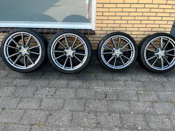 Set Porsche 992 S velgen titanium silver nieuwstaat! beschikbaar voor biedingen