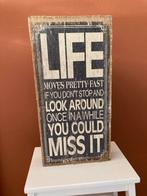 Wandpaneel met mooi tekst, Ophalen of Verzenden, Zo goed als nieuw