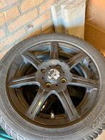 4 winterbanden met velg(inter action) met veel profiel, Ophalen, 15 inch, Banden en Velgen, Winterbanden