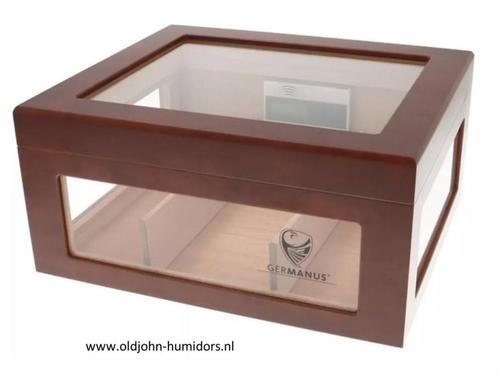H13 HUMIDOR ARIANA DIGITALE HYGROMETER 95 SIGAREN WARM BRUIN, Verzamelen, Rookartikelen, Aanstekers en Luciferdoosjes, Nieuw, Tabaksdoos of Verpakking