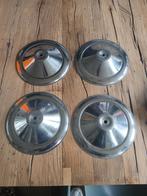 Wieldoppen fiat 500 origineel 4 stuks oldtimer wielnaafdop, Ophalen of Verzenden, Zo goed als nieuw