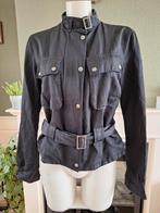 Belstaff zwarte tussen jas jack parka zomer IT 46 NL 40 42, Verzenden, Zo goed als nieuw, Maat 42/44 (L), Zwart