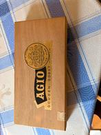 Vintage Agio Sigarenkistje - Houten Bewaardoos, Ophalen of Verzenden