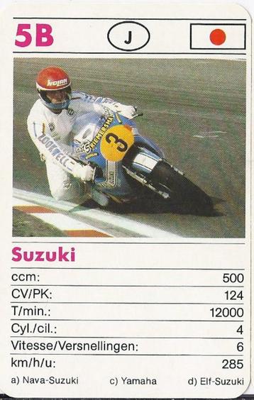 Kw1821 -- 5b motorkaartje suzuki beschikbaar voor biedingen