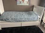IKEA Idanäs Bed 90x200, Huis en Inrichting, Slaapkamer | Bedden, Ophalen, 90 cm, Eenpersoons, Wit