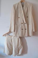 Beige linen blazer suit + shorts (IM VELY), Kleding | Dames, Kostuum of Pak, IM VELY, Beige, Nieuw
