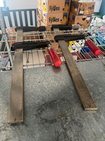 2x grote lijmklem 50 cm beschikbaar voor biedingen