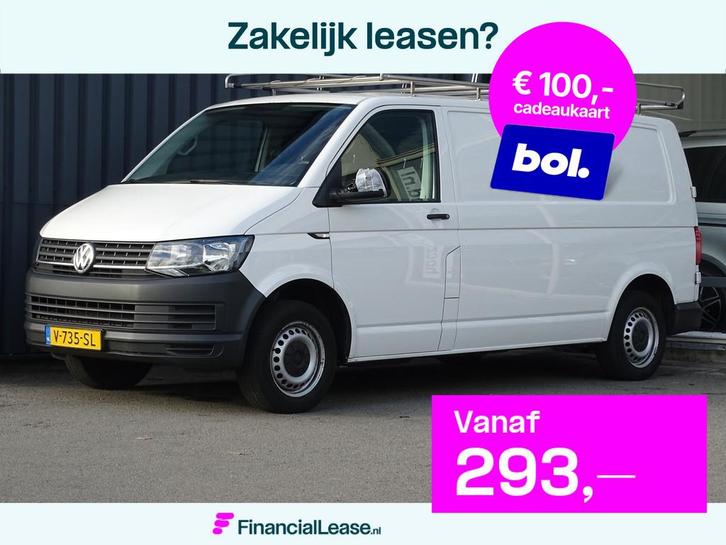 Volkswagen Transporter 2.0 TDI L2H2 Comfortline | 3-Zits | I, Auto's, Bestelauto's, Bedrijf, Lease, Financial lease, ABS, Airbags