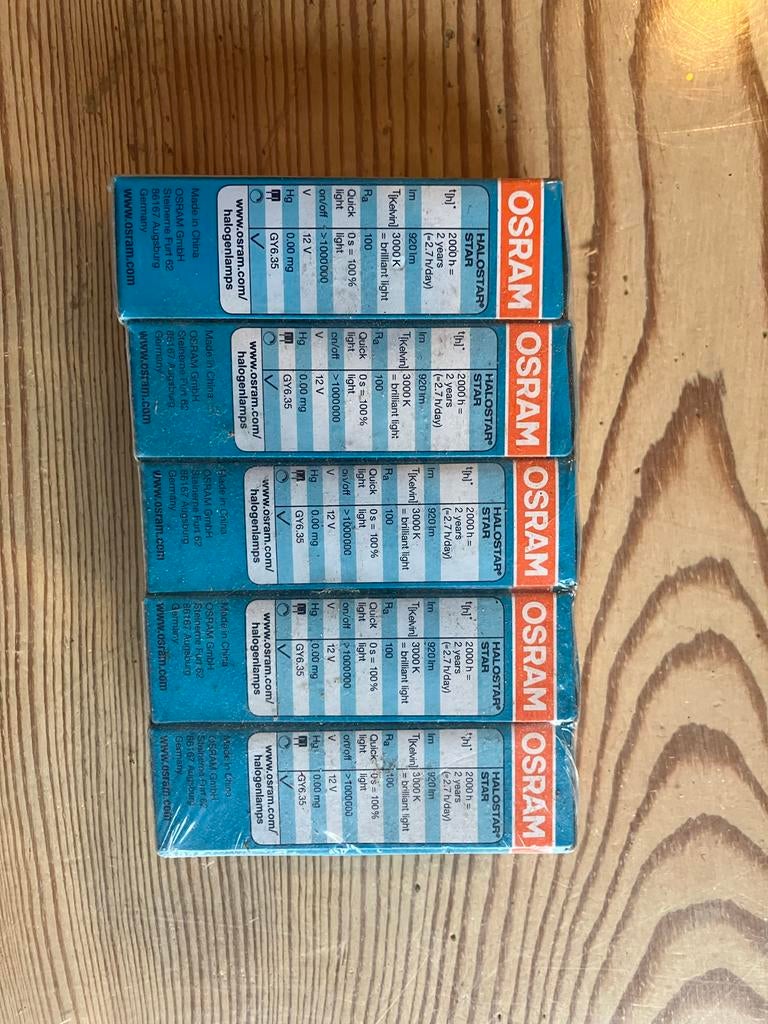 Halogeenlampen - Osram Halostar Star - 40W, Minder dan 30 watt, Soft of Flame, Halogeen (gloei)lamp, Nieuw