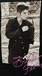 Authentiek Vintage Justin Bieber T-shirt – Bandshirt – M, Maat 48/50 (M), Zwart, Ophalen of Verzenden, Bandshirt