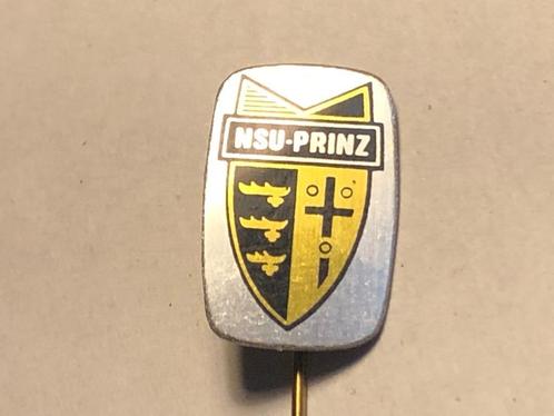 Metalen NSU PRINZ Automodel Speld (Geel/Zwart/Aluminiumkleur, Verzamelen, Speldjes, Pins en Buttons, Zo goed als nieuw, Speldje of Pin