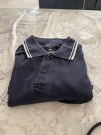 Identic basic polo XL marineblauw – witte bies, Verzenden, Zo goed als nieuw, Maat 56/58 (XL), Blauw